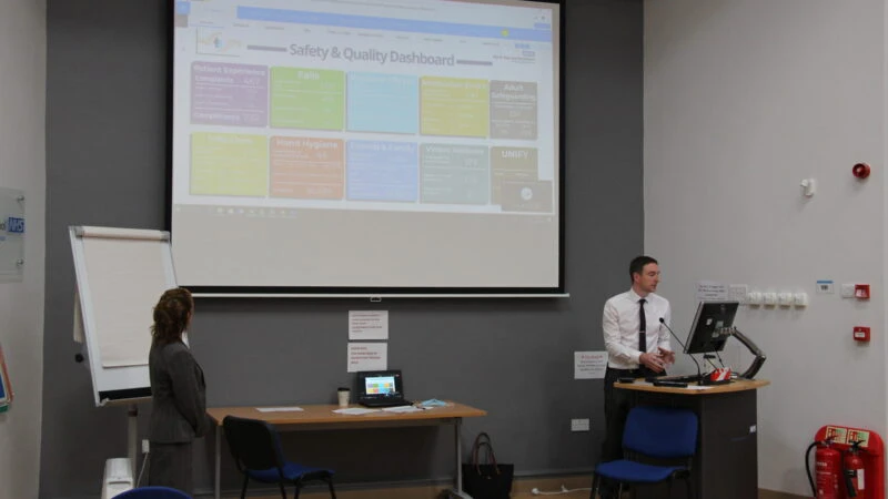 North Tees and Hartlepool NHS Foundation Trust Power BI dashboard presentation