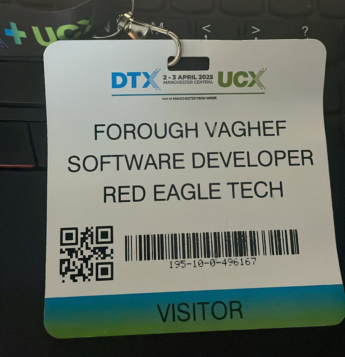 Forough Vaghef's Visitor Badge