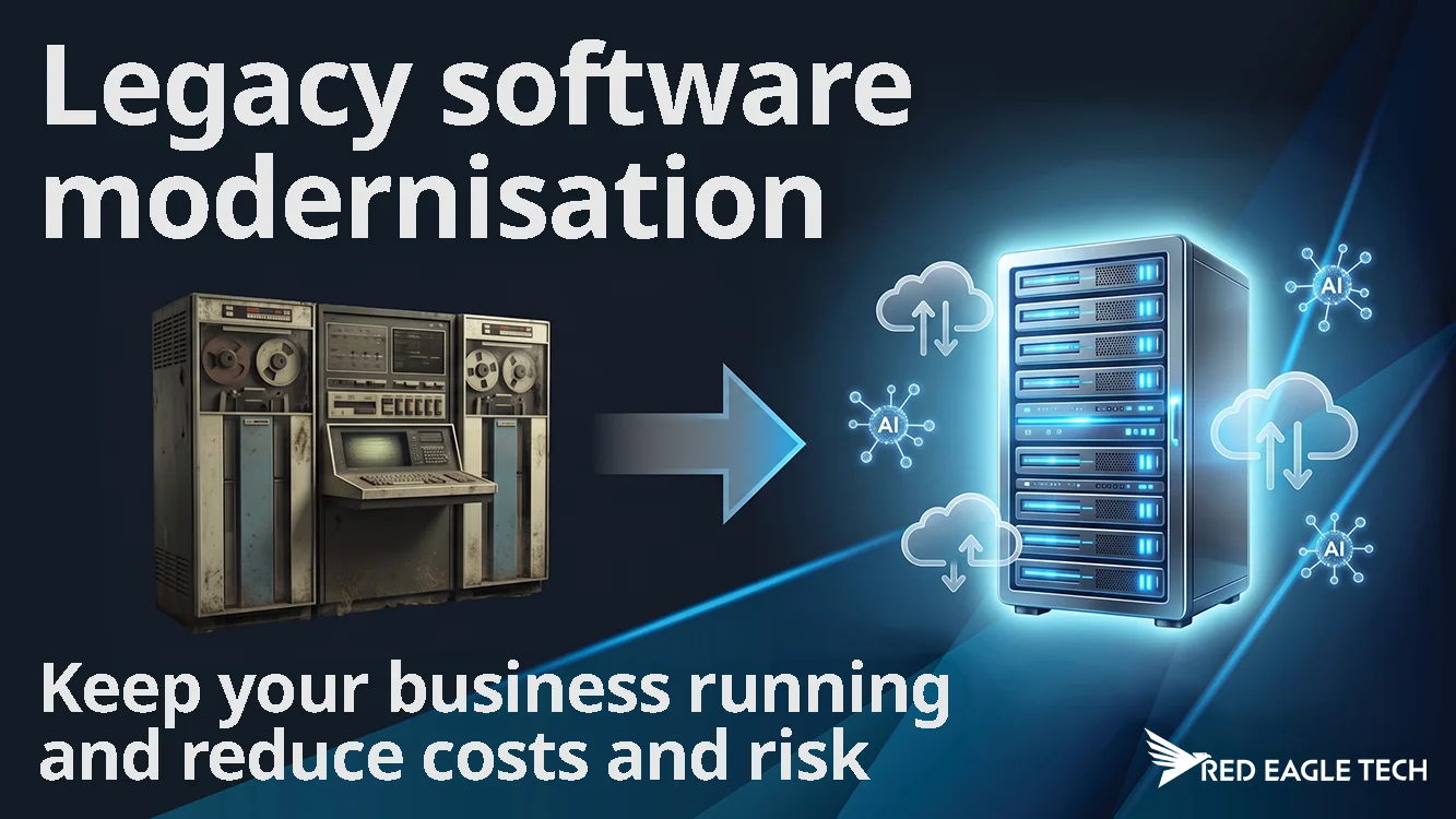 UK legacy software modernisation guide 2026 - the 5 Rs framework, AI-accelerated migration and UK cost bands for SMEs