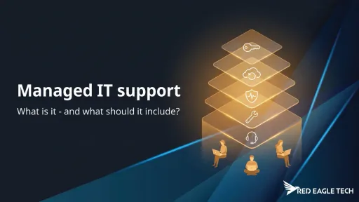 What is managed IT support - what's included, the named tool stack and what your money buys