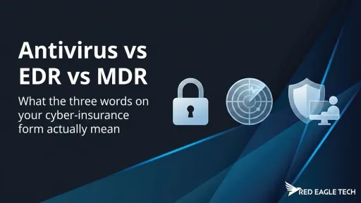 Antivirus vs EDR vs MDR - what non-technical directors need to know