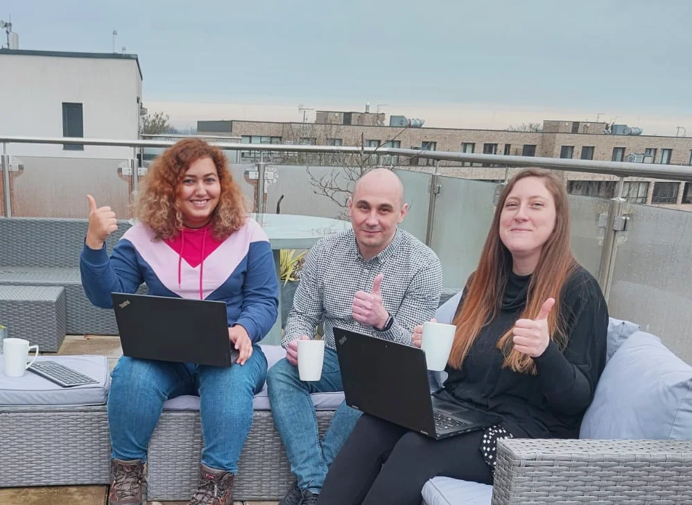Red Eagle Tech team collaborating