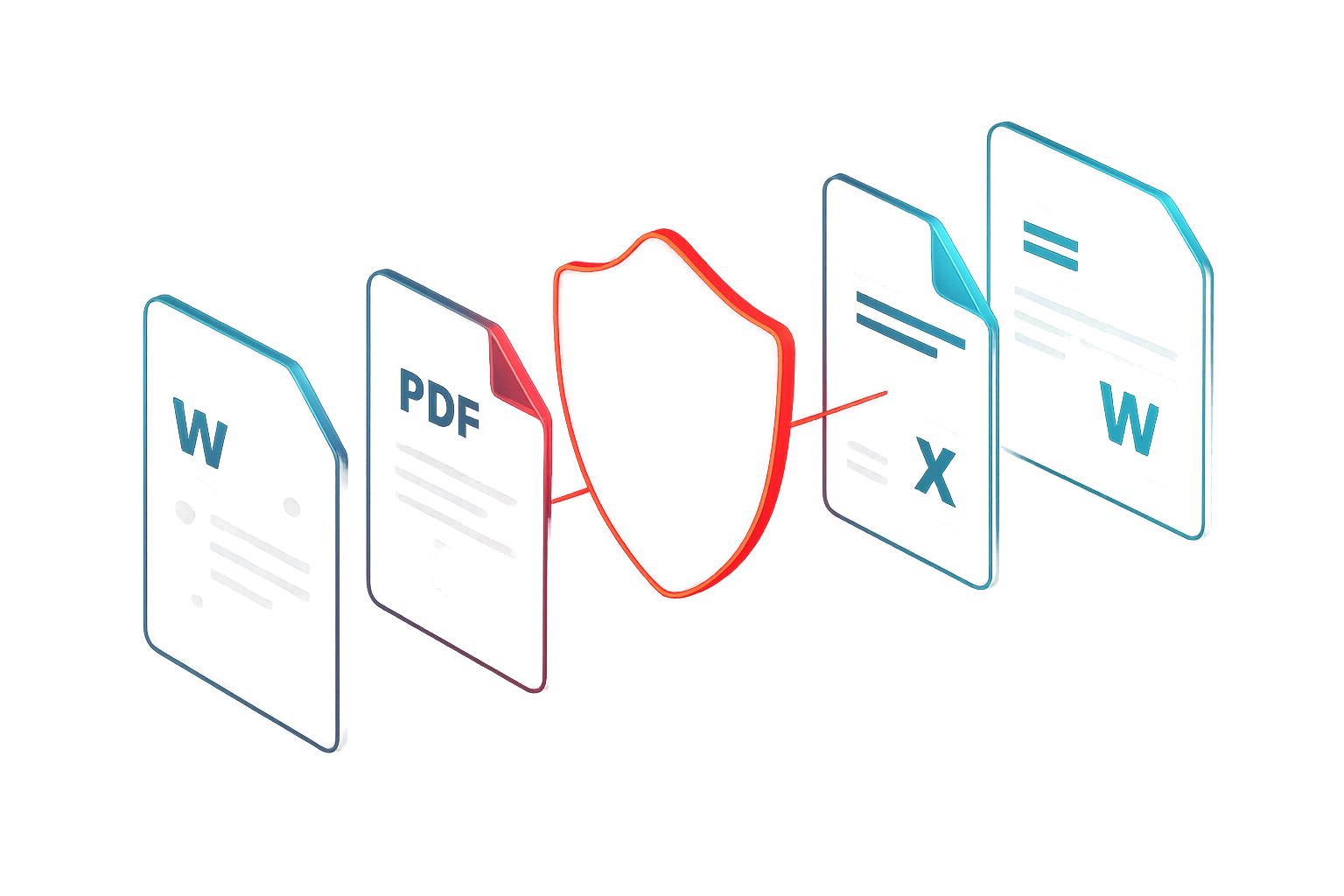 Content Disarm and Reconstruct API illustration showing document cleaning process