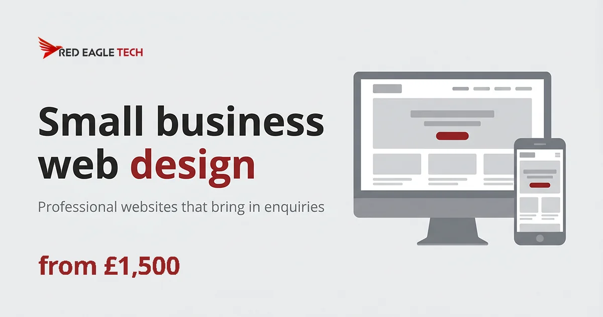 Small Business Web Design UK - Websites from £1.5k [2026]