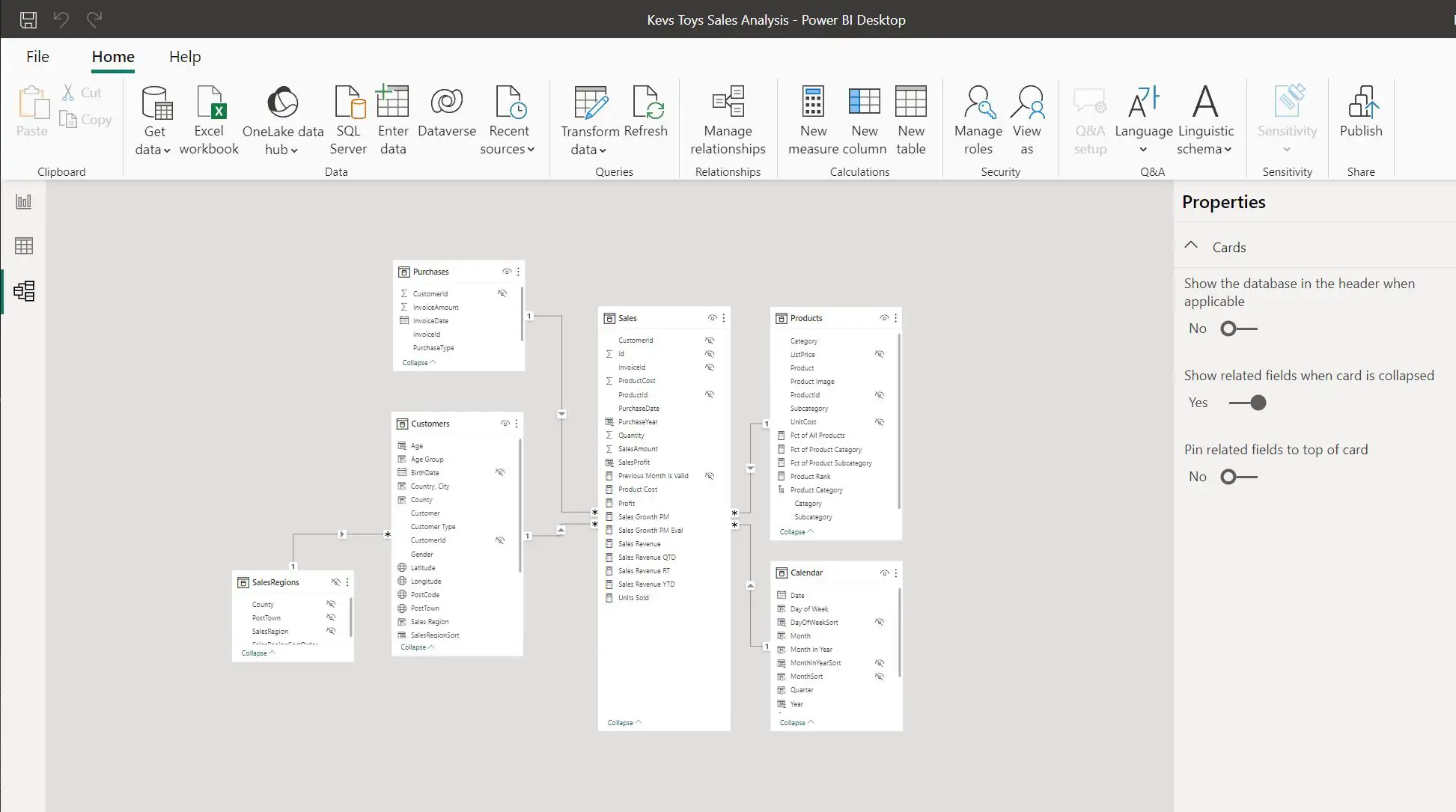 Screenshot of model view